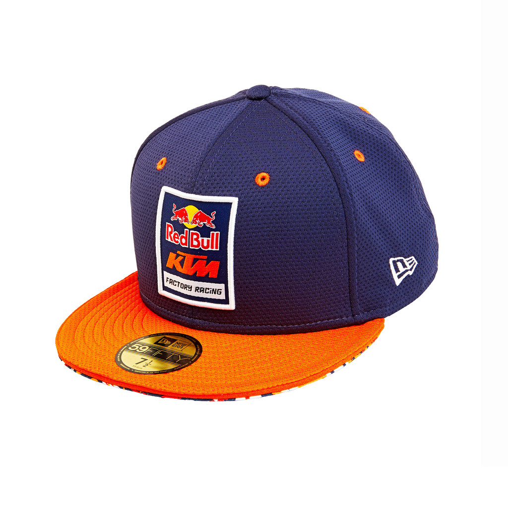 Main image of RedBull/KTM Factory Racing Fitted Logo Hat (Orange / Blue) 7-1/8