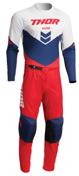 Main image of 2022 Thor Sector Chevron Gear Set (Red/Navy/White)