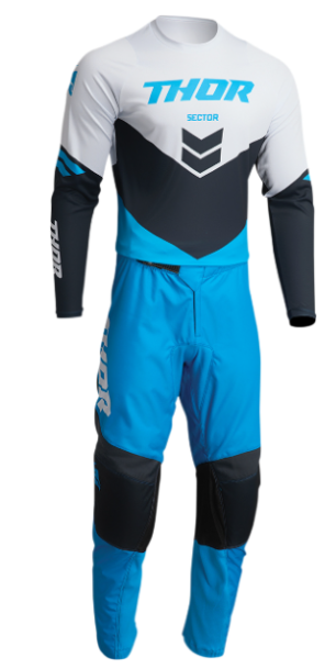 Main image of 2022 Thor Sector Chevron Gear Set (Blue/Black/White)