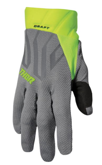 Main image of 2022 Thor Draft Gloves (Gray/Green)