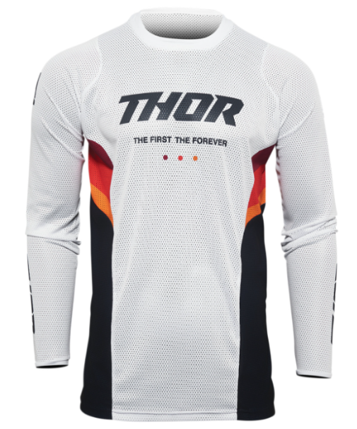 Main image of 2022 Thor Pulse Air React Jersey (White/Black)