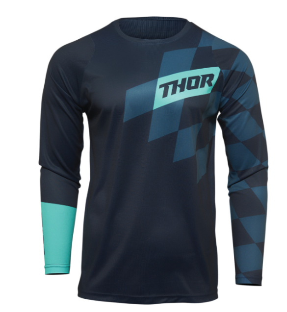 Main image of 2022 Thor Sector Birdrock Jersey (Blue/Mint)