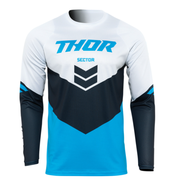 Main image of 2022 Thor Youth Sector Chevron Jersey (Blue/Black/White)