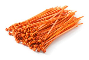 Main image of KTM Orange Cable Ties 8 Inch 100PK