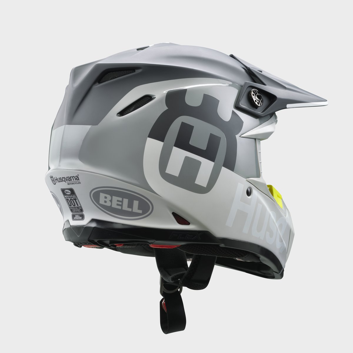 Husqvarna Moto-9 Flex Railed Helmet by Bell: AOMC.mx