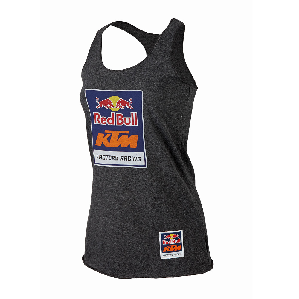 Main image of Red Bull KTM Womens Logo Tank (Charcoal)