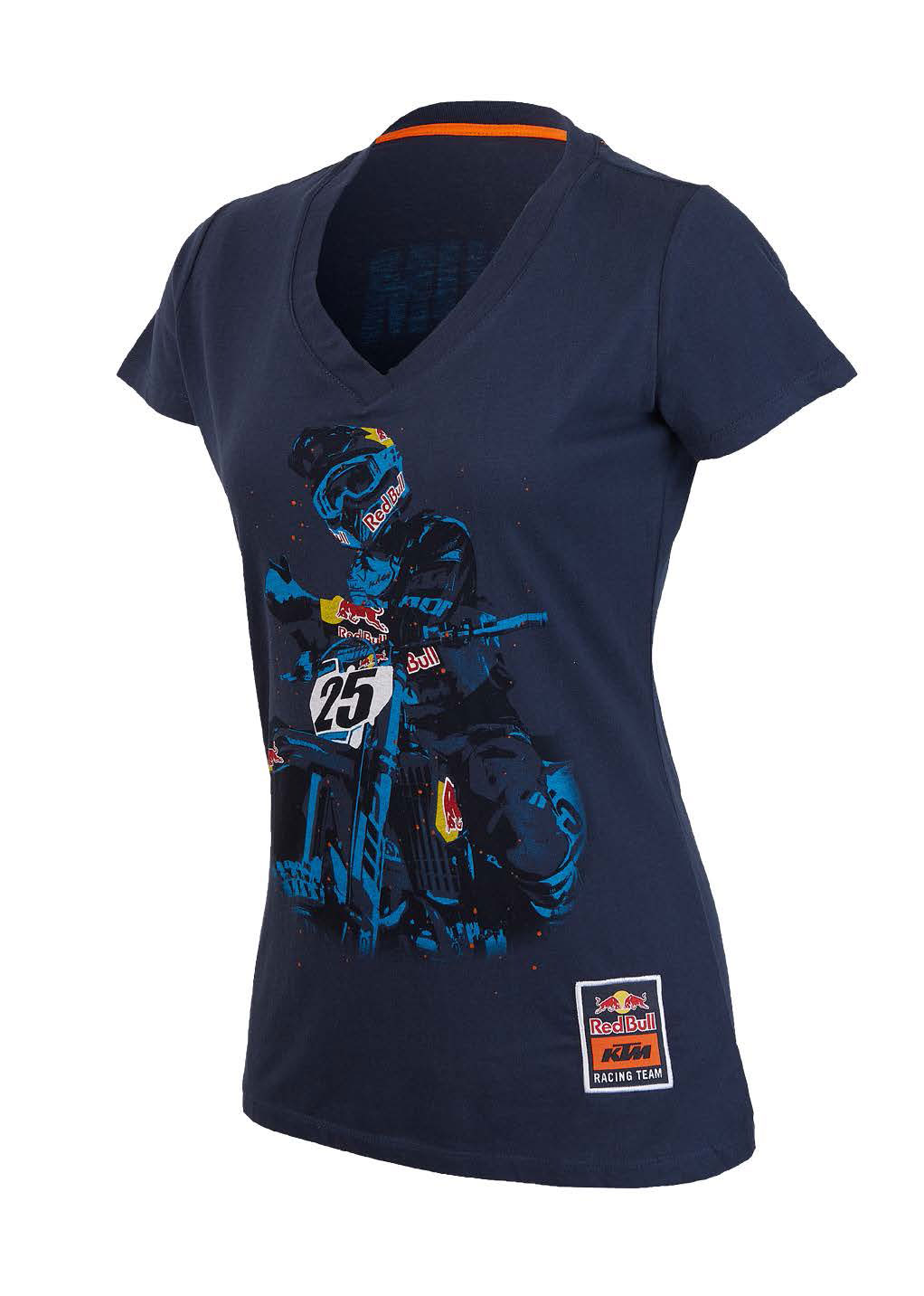 Main image of RedBull/KTM Womens Musquin V-Neck Tee (Large)