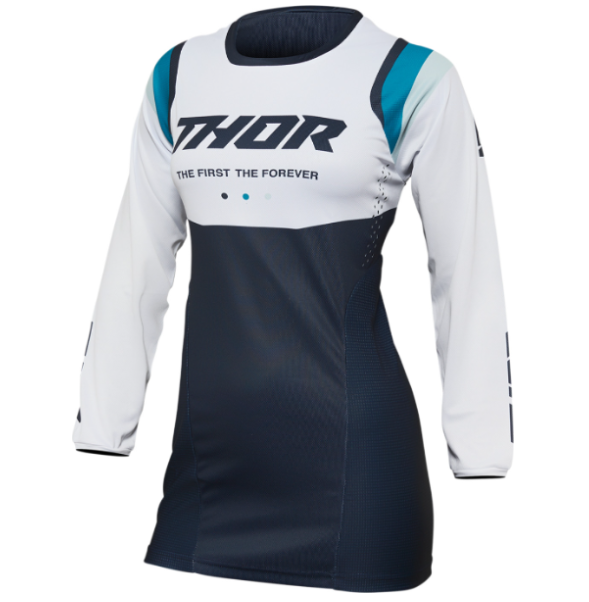 Main image of 2022 Thor Women's Pulse REV Jersey (Blue/White)