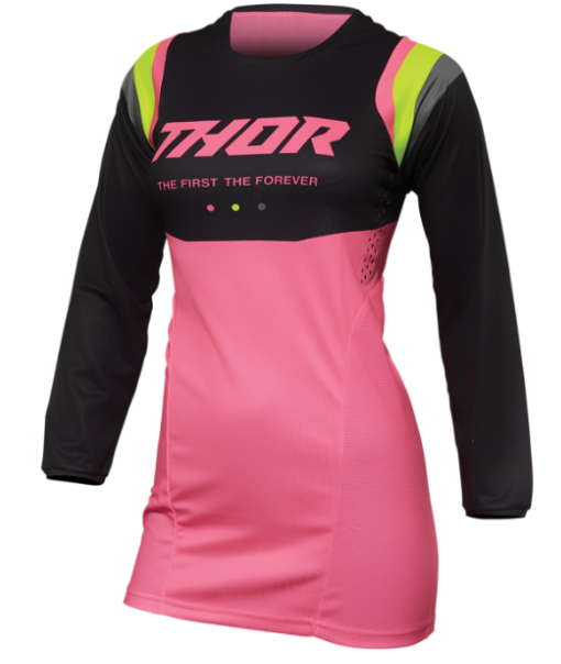 Main image of 2022 Thor Women's Pulse REV Jersey (Black/Pink)