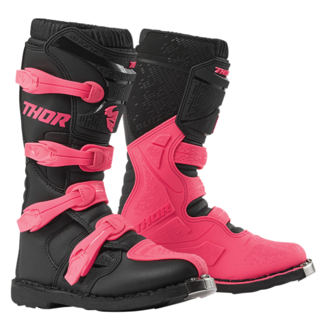 Main image of 2022 Thor Women's Blitz XP Boots (Black/Pink)