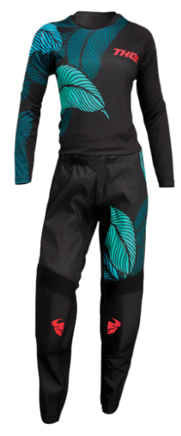 Main image of 2022 Thor Women's Sector Urth Gear Set (Black/Teal)