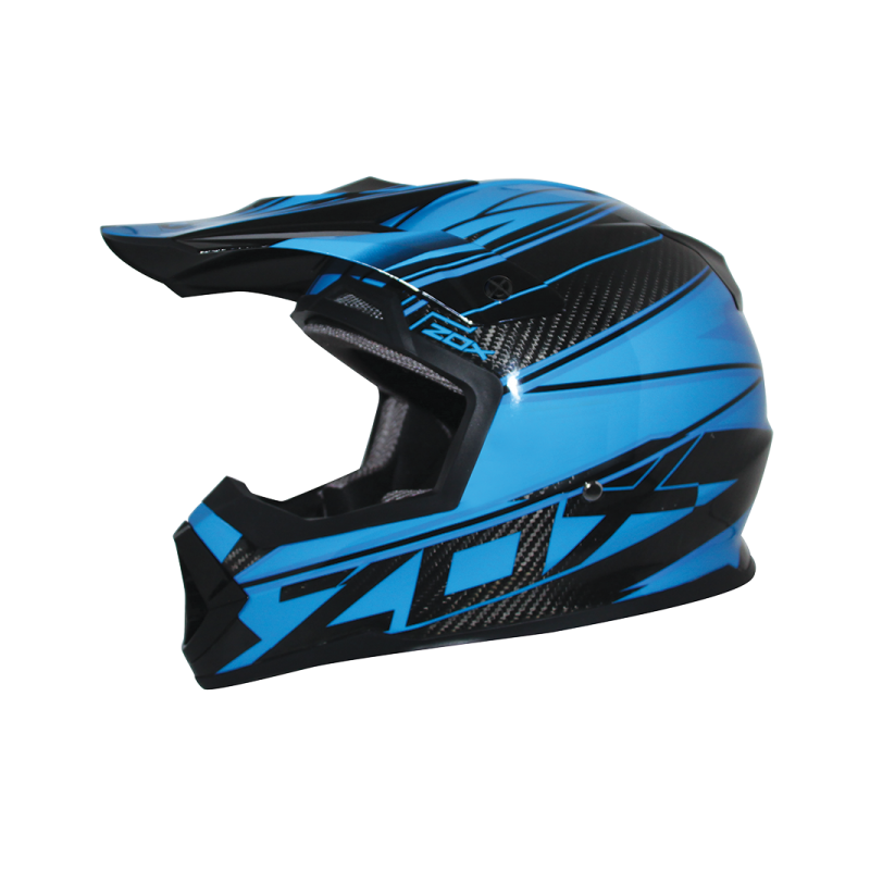 AOMC.mx Zox Matrix Carbon Abyss Helmet (Blue)