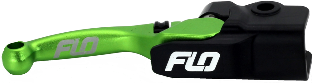 Main image of Flo Motorsports Pro 160 Brake Lever (Green) KX65/85/100