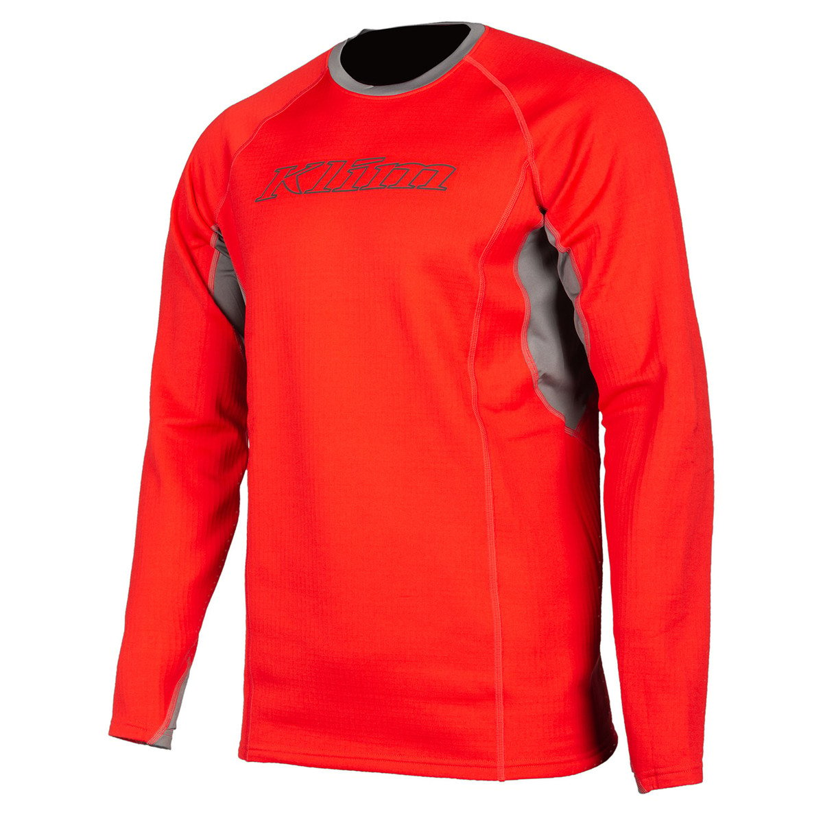 Main image of Klim Aggressor Shirt 3.0 (Risk Red - Castlerock Gray)