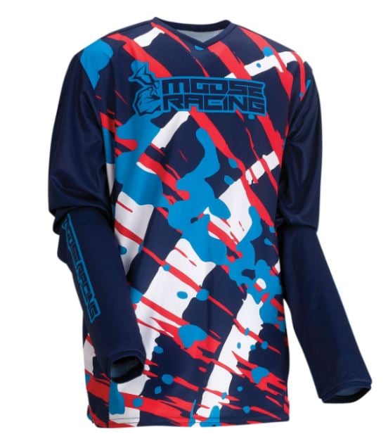 Main image of Moose Racing Youth Agroid Jersey (Blue)