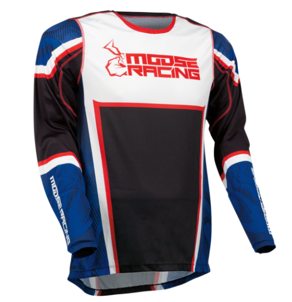 Main image of 2023 Moose Racing Agroid Jersey (Black/Blue/Red)