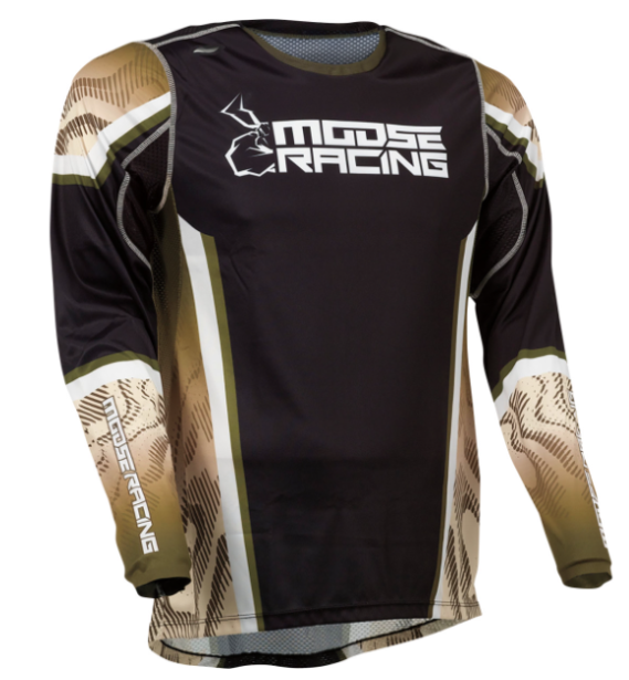 Main image of 2023 Moose Racing Agroid Jersey (Black/Olive)