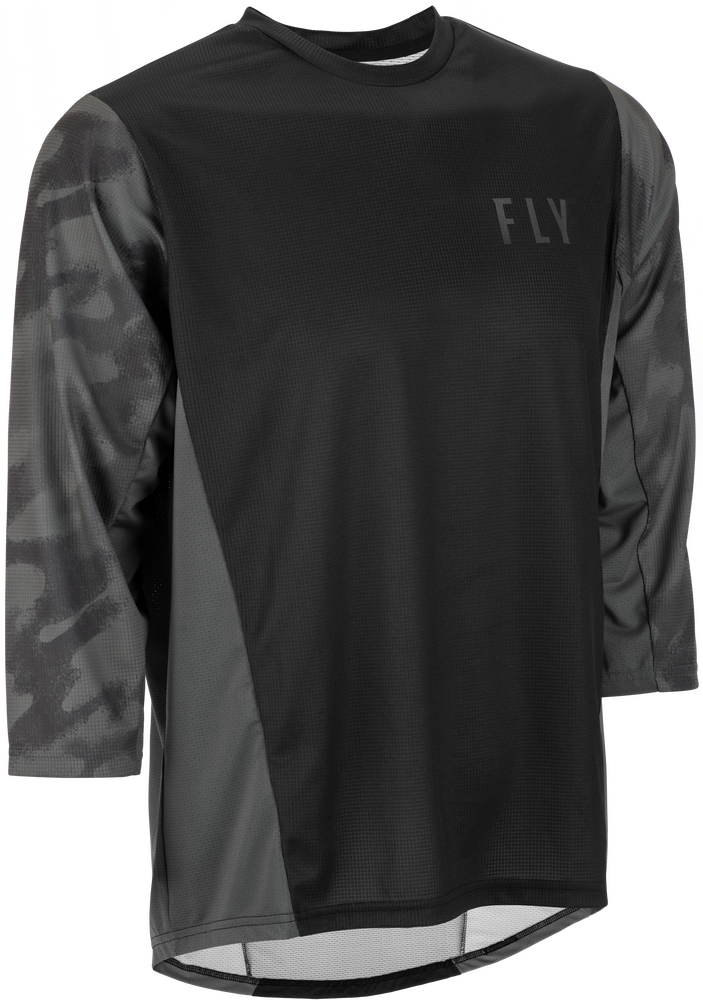 Main image of 2023 Fly Racing Ripa 3/4 Sleeve Jersey (Black/Camo)