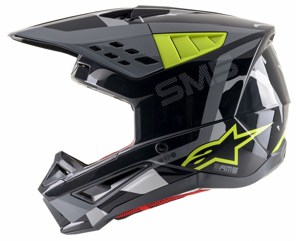 Main image of 2023 Alpinestars S-M5 Rover Helmet (Black/Green)