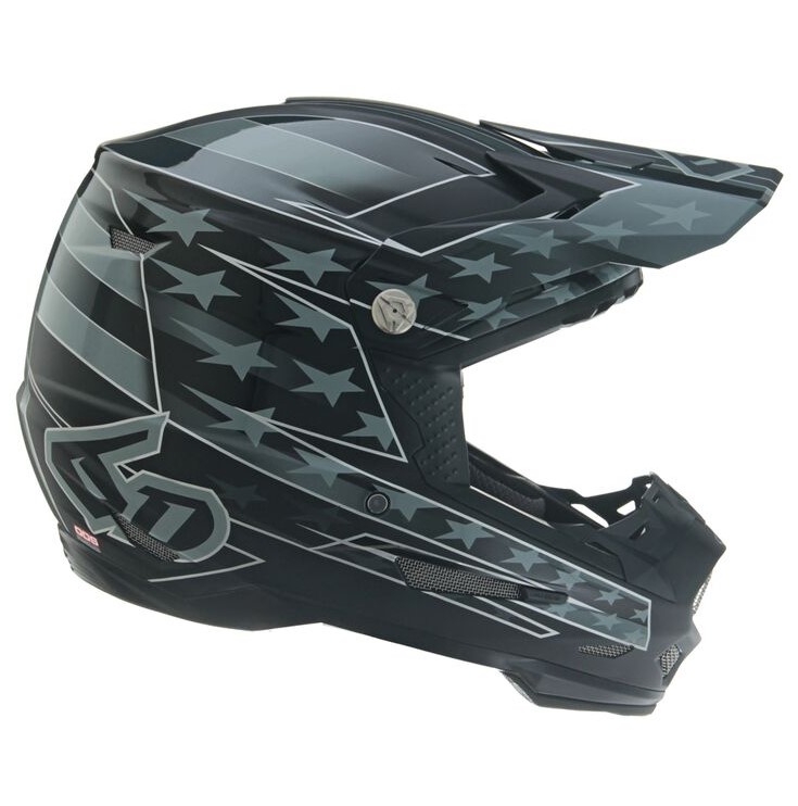 Main image of 6D ATR-2 Super Patriotic Helmet (Black)