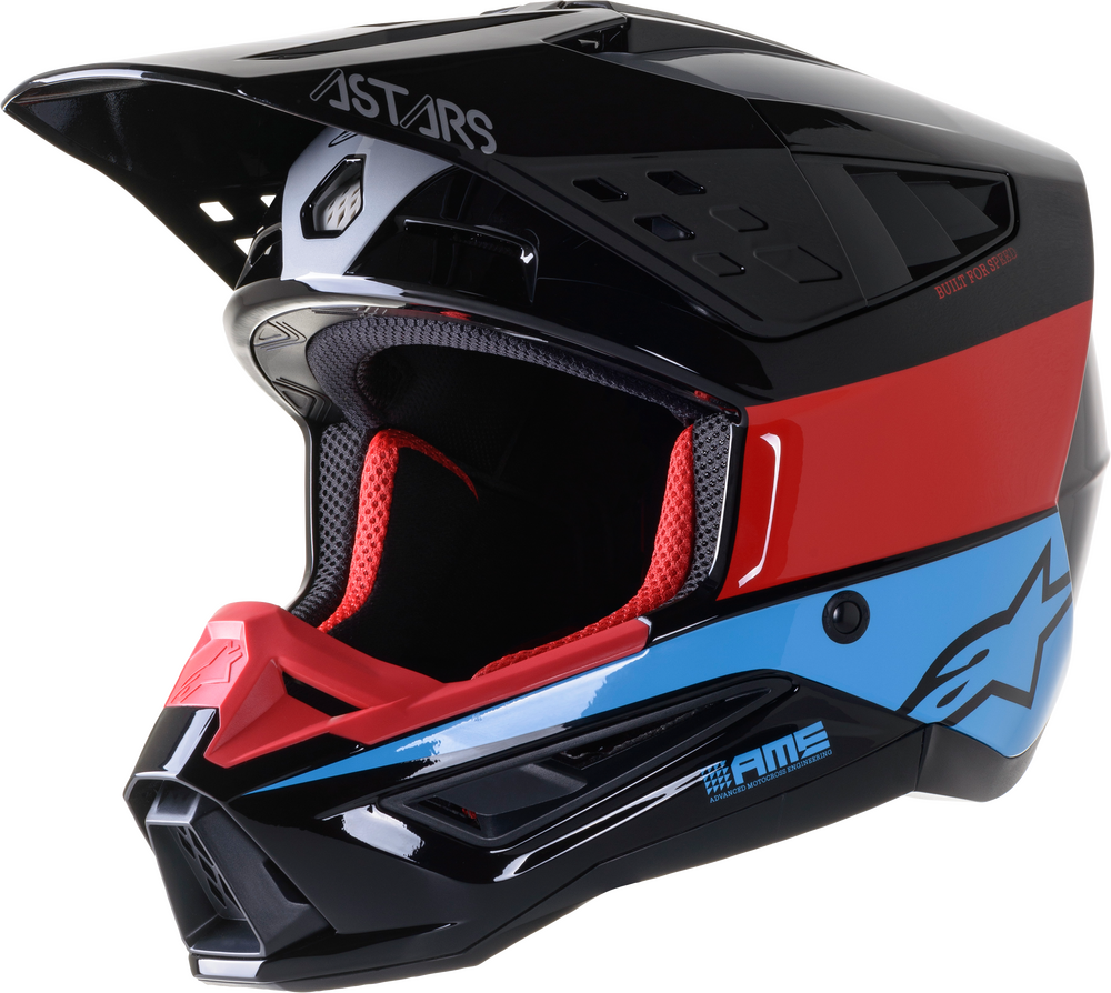 Main image of 2023 Alpinestars S-M5 Action Helmet (Black/Red)