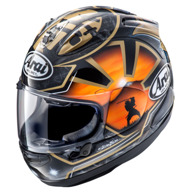 Arai Corsair-X Dani Samuri-2 Helmet (Black): AOMC.mx