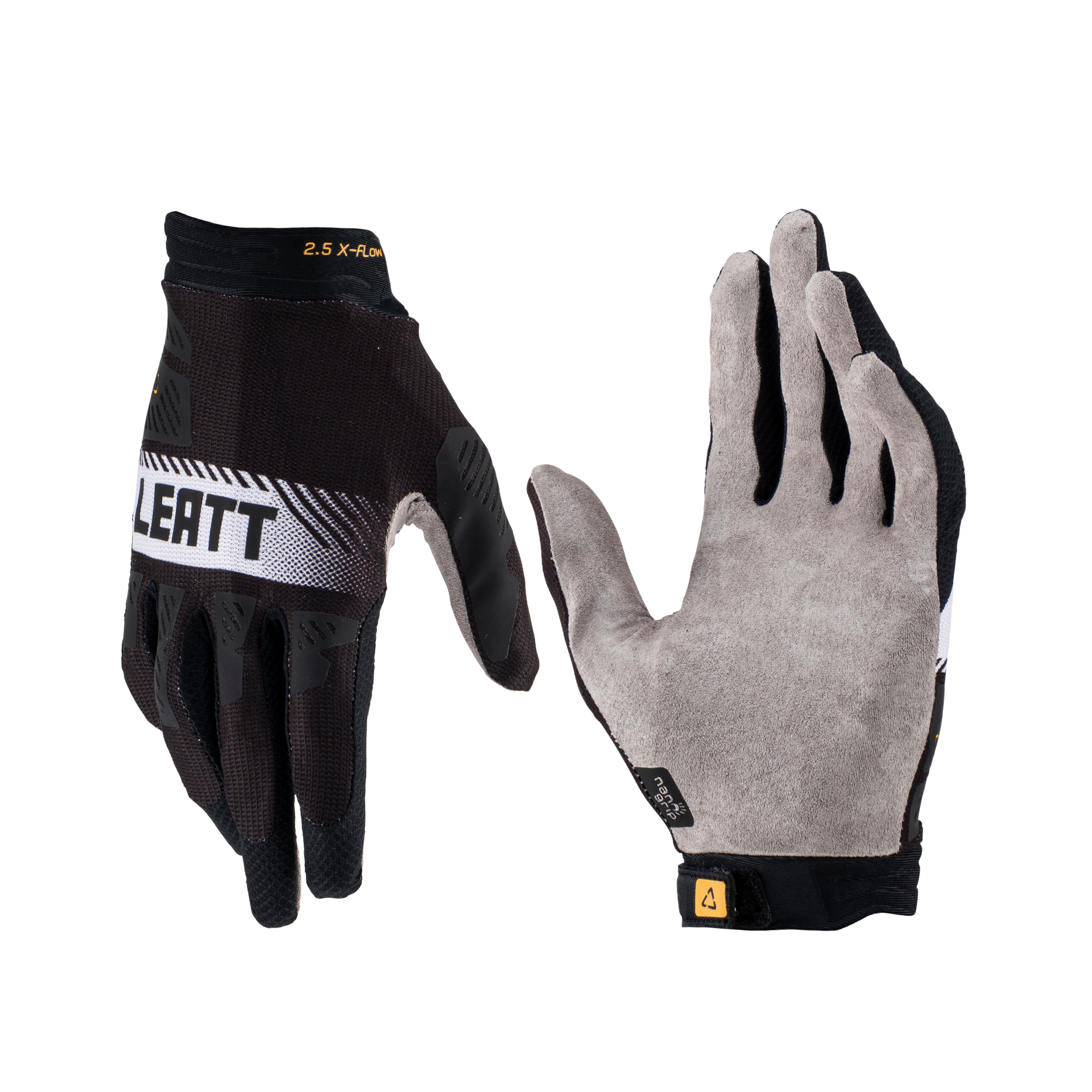 Main image of 2023 Leatt 2.5 X-Flow Moto Gloves (Black/White)