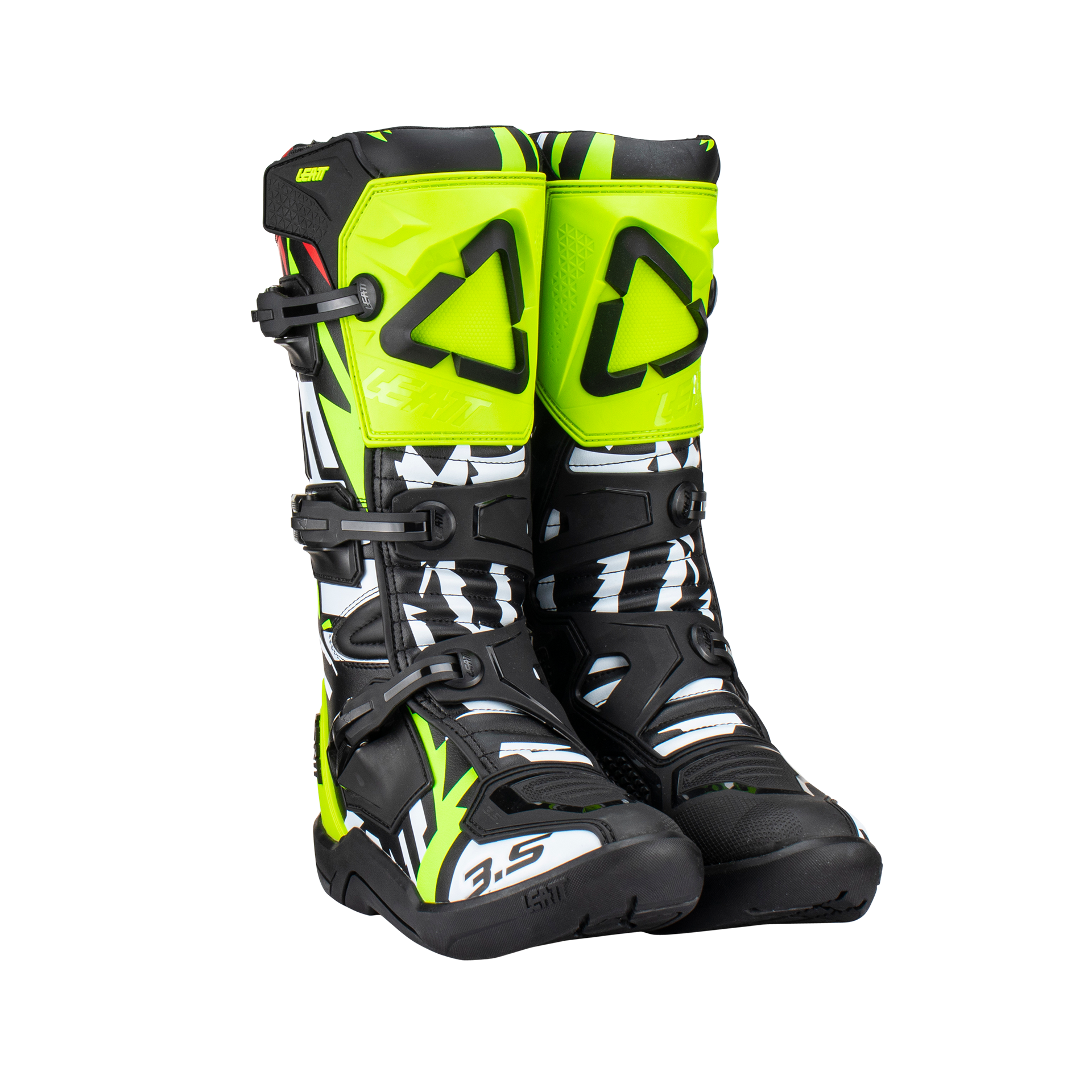 Main image of 2023 Leatt 3.5 Boots (Black/White/Green)