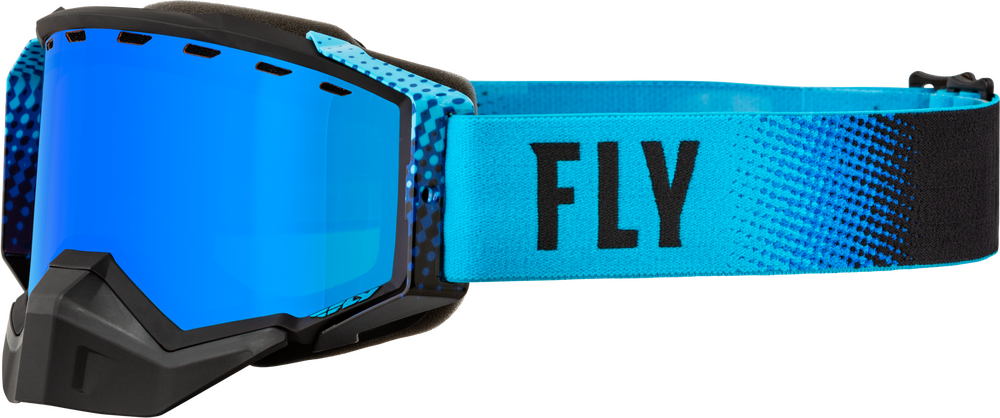 Main image of Fly Racing Zone Snow Goggle with Mirror Amber Lens (Blue)