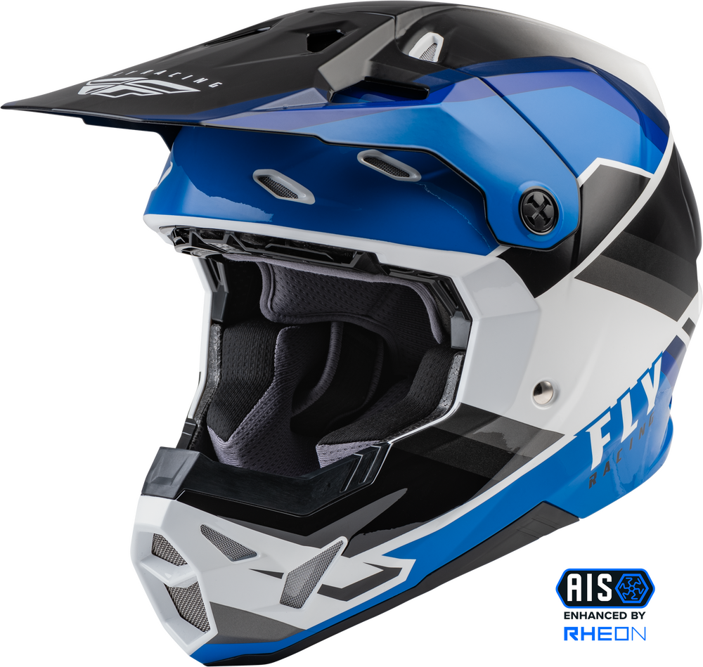 Main image of 2022 Fly Racing Formula CP Rush Helmet (Black/Blue/White)