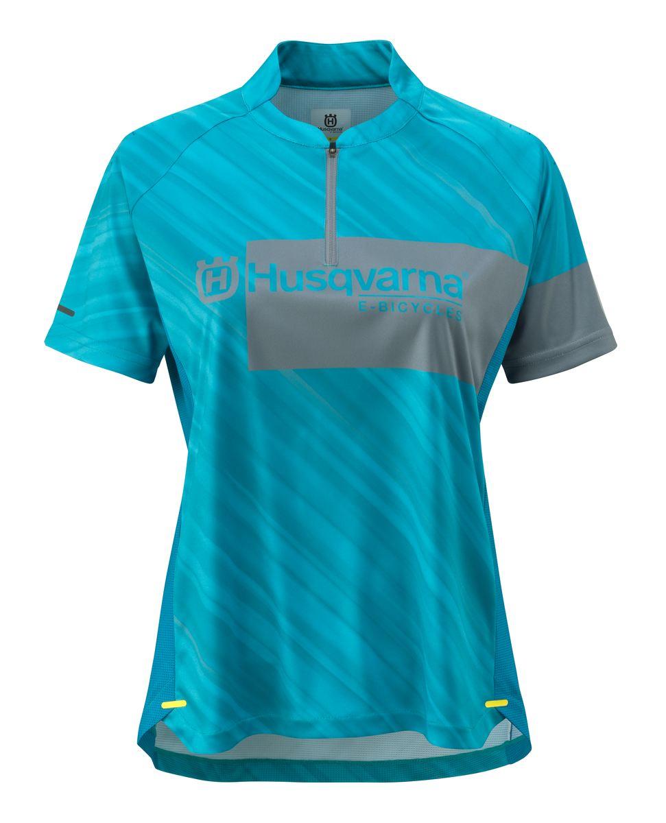 Main image of Husqvarna Women's Discover 1/2 Zip Jersey (Blue)