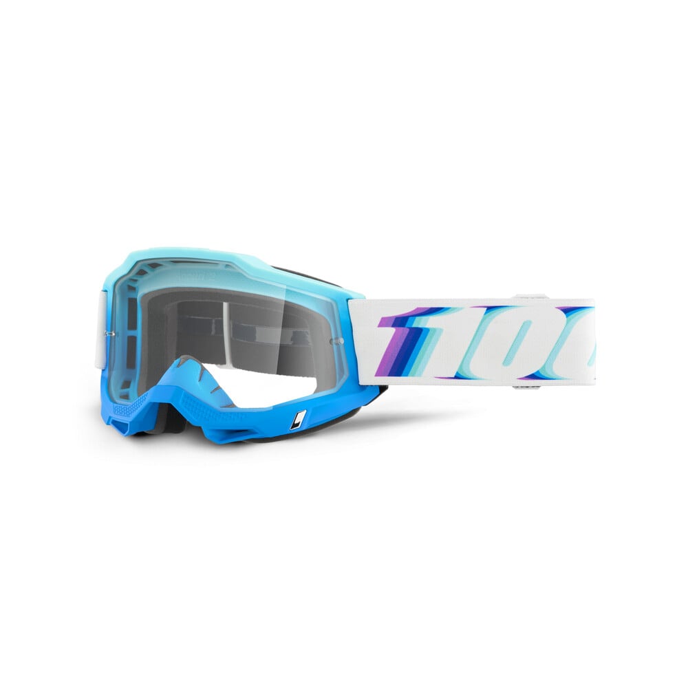 Main image of 100% Accuri 2 Stamino Goggle Clear Lens (White/Blue)