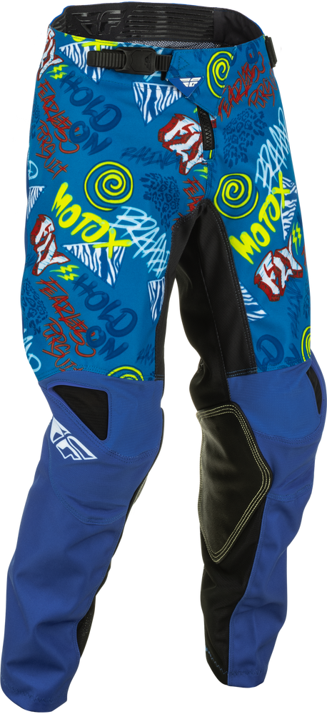 Main image of Fly Racing Youth Kinetic Rebel Pants (Blue/White)