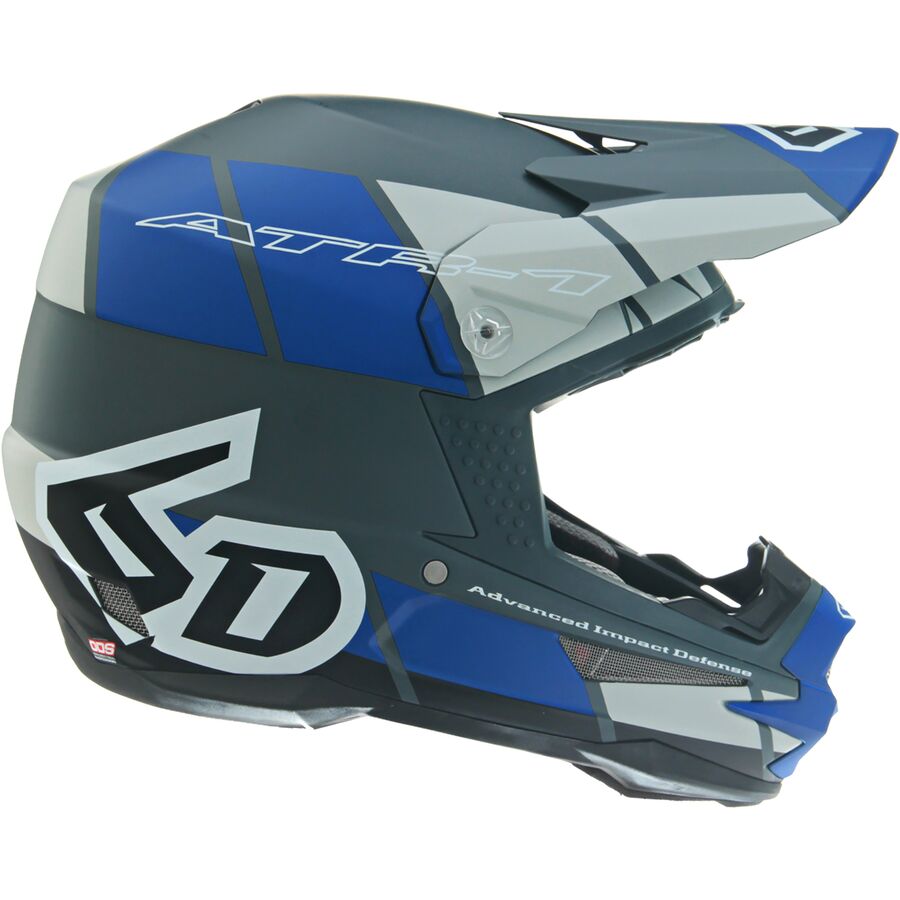 Main image of 6D ATR-1 Shear Graphic Helmet (Blue/Grey)