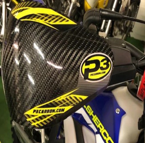 Main image of P3 Carbon Universal Enduro Hand Guards