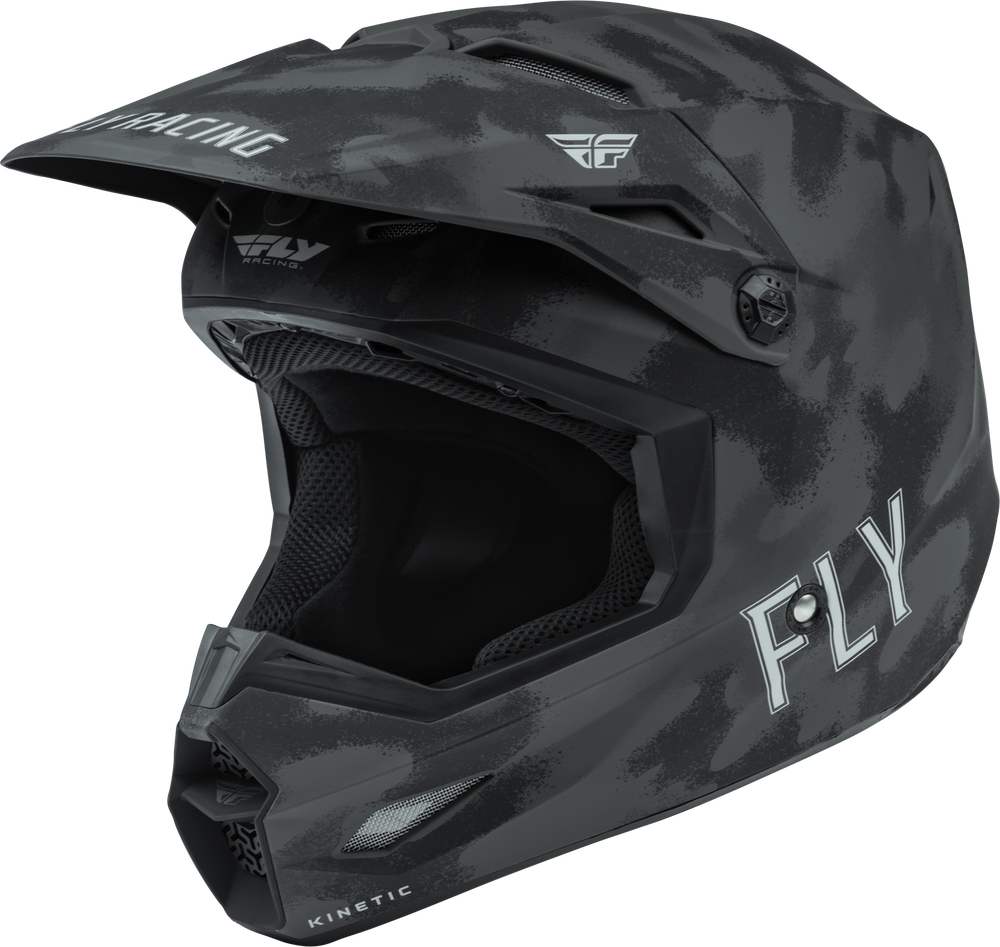 Main image of Fly Racing Youth Kinetic S.E. Tactic Helmet Matte (grey/camo)