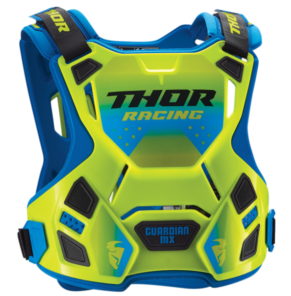 Main image of 2022 Thor Youth Guardian MX Roost Deflector Guard (Green/Blue)