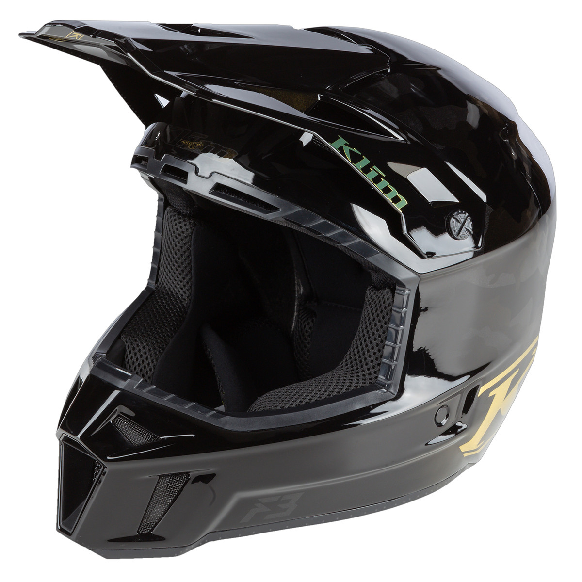 Main image of Klim F3 Carbon Helmet ECE (Assault Camo Gold)