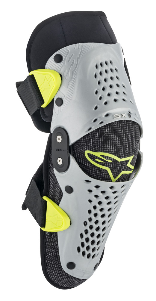 Main image of Alpinestars Youth SX-1 Knee Guards (Grey/Yellow)