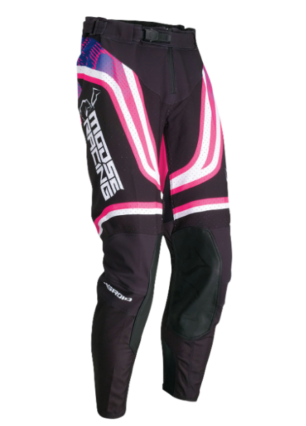 Main image of 2023 Moose Racing Agroid Pants (Black/Pink)