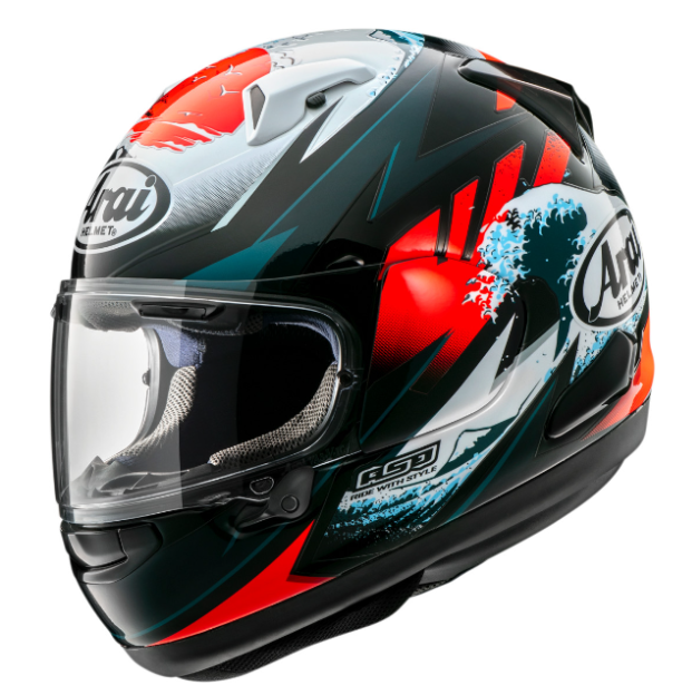 Arai Quantum-X Solid Helmet (Wave)