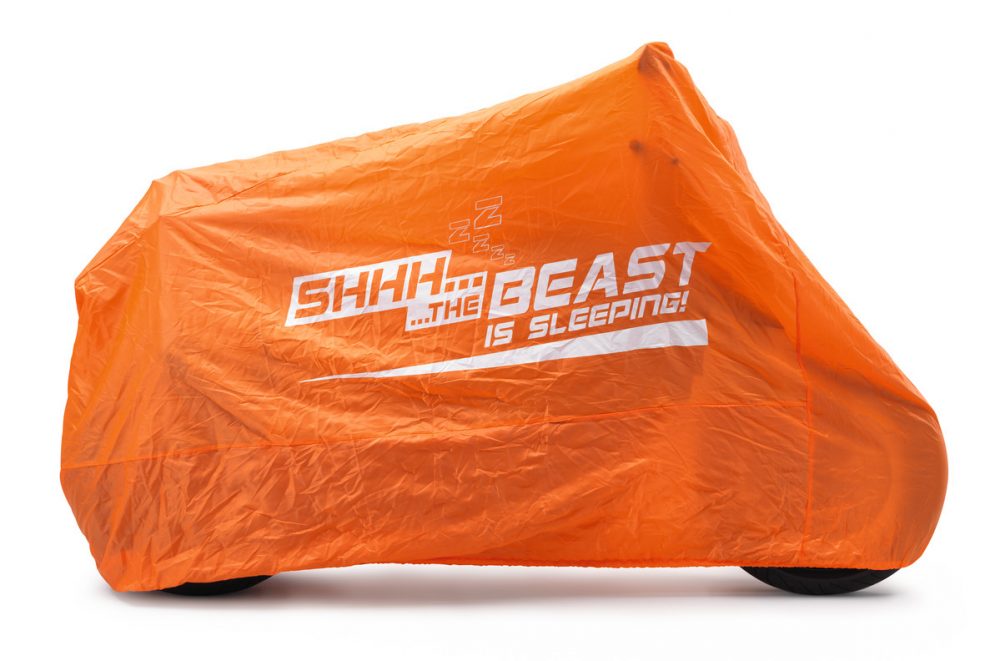 Main image of KTM Outdoor Motorcycle Cover (Orange/White)