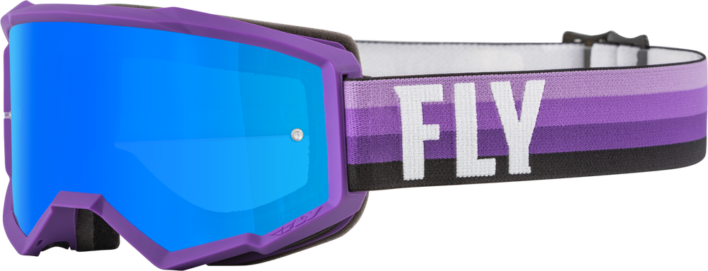 Main image of Fly Racing Youth Zone with Sky Blue Smoke Lense (Purple/Black)