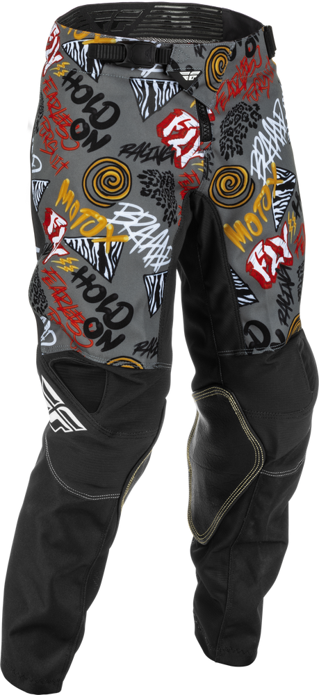 Main image of Fly Racing Youth Kinetic Rebel Pants (Black/Grey)