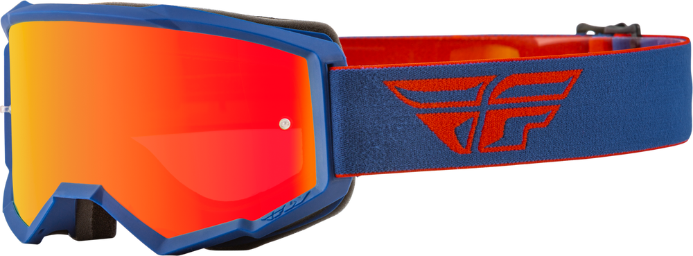 Main image of 2022 Fly Racing Youth Zone with Red Mirror Lense (Red/Navy)