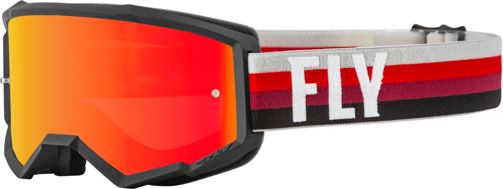 Main image of Fly Racing Youth Zone with Red Mirror Lense (Black/Red)