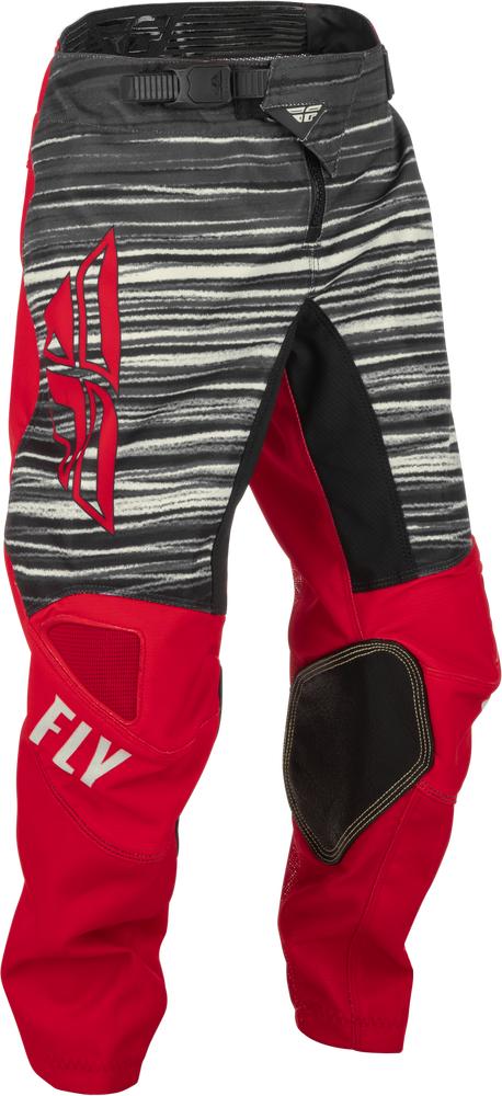 Main image of Fly Racing Youth Kinetic Wave Pants (Red/Grey)