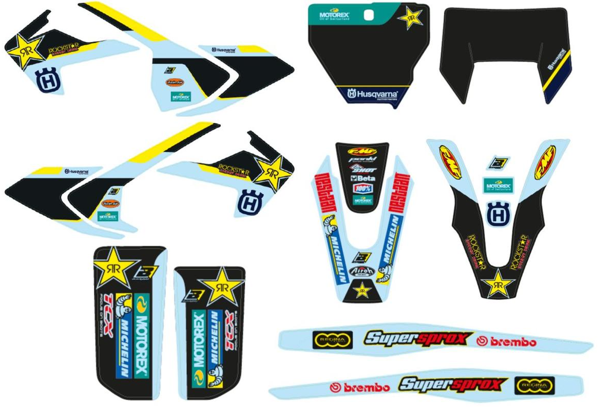 Main image of Husqvarna Rockstar Graphics Kit