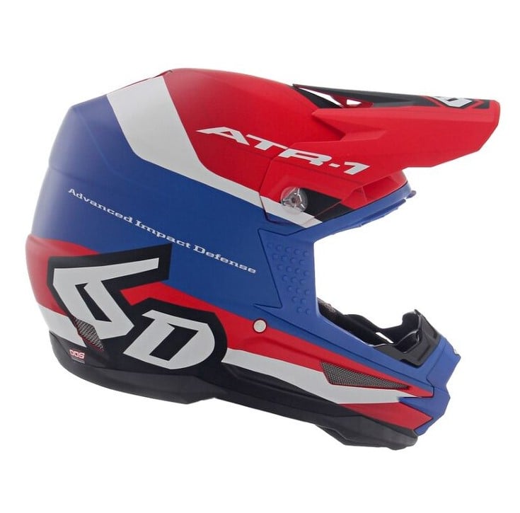 Main image of 6D ATR-1 Pace Helmet (Red/White/Blue)