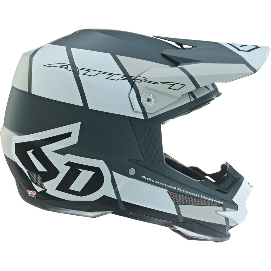 Main image of 6D ATR-1 Shear Graphic Helmet (Grey/White)